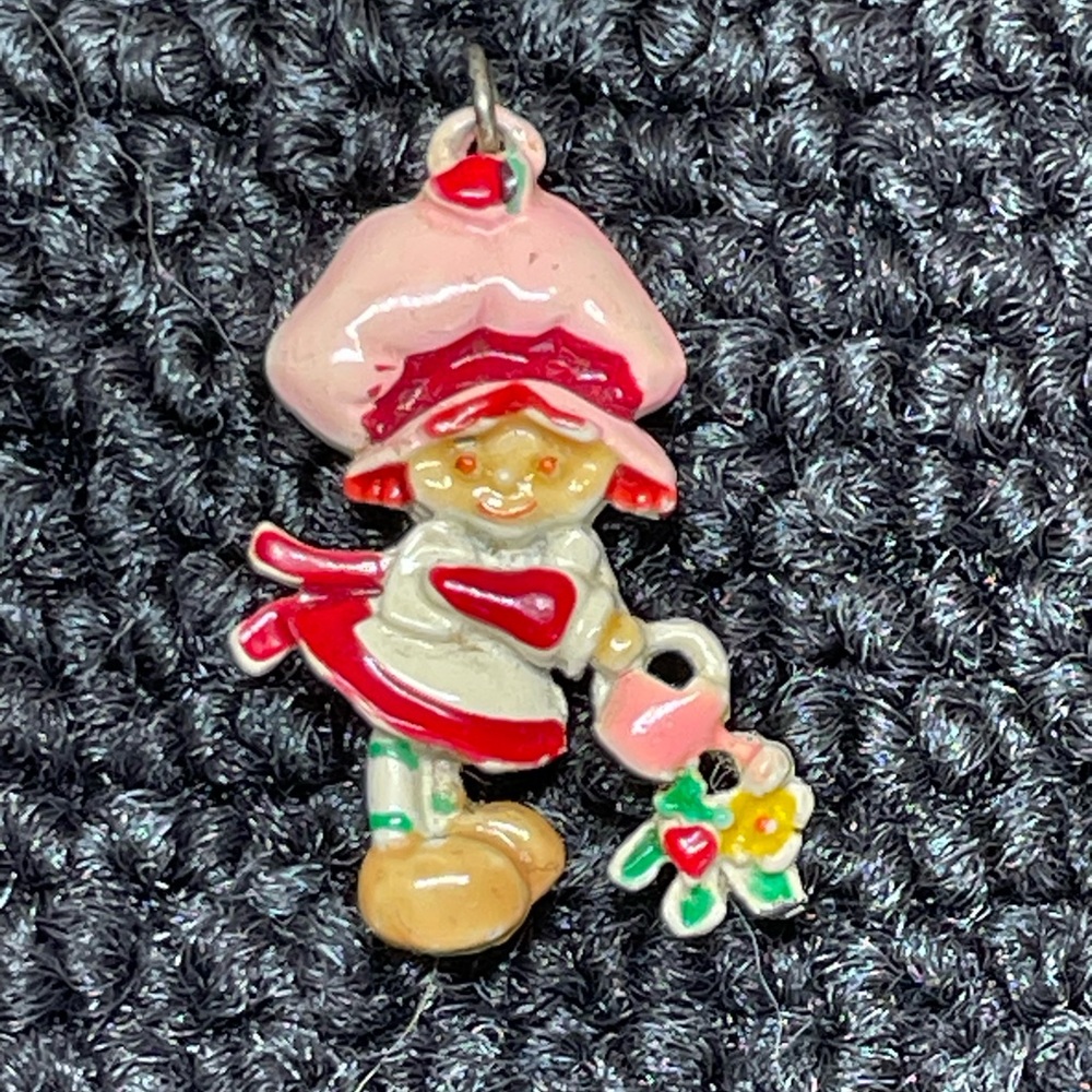 Vintage Strawberry Shortcake pendant